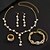 preiswerte Schmucksets-Brautschmuck-Sets 1 Legierung Ringe 1 Armband Ohrringe Halskette Damen Stilvoll Luxus Niedlich Freude Schmuck-Set Für Party-Abendmode