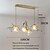 tanie Projektowanie linii-żyrandol led ciepła biel 4/6 głowic światło 60cm/80cm luksusowy europejski kryształ unikalny design żyrandol francuski retro do sypialni jadalnia 110-240v