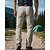 cheap Bottoms-Men's Hiking Pants Trousers tracksuit bottoms Patchwork Summer Outdoor Regular Fit Waterproof Windproof Quick Dry Lightweight Pants / Trousers Elastic Waist Army Green Khaki Camping / Hiking Golf