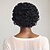 abordables Pelucas sintéticas de moda-Pelucas sintéticas Rizado Jheri Afro rizado Corte a capas Corte asimétrico Hecho a Máquina Peluca 10 pulgadas A1 Pelo sintético Mujer Fresco Clásico Adorable Múltiples colores