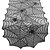 baratos Halloween Cozinha-1 peça de toalha de mesa de poliéster para Halloween - design peculiar de renda em forma de teia de aranha para decoração gótica em festas de fim de ano, guardanapos escuros para mudar a atmosfera do