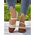 abordables Sandalias planas de mujer-Bailarinas de punto bicolor para mujer con tiras: zapatos Mary Jane informales y transpirables para uso diario, paseos y salidas de primavera.