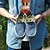 billige Hyttesko til mænd-Herre blå denim loafers med flosset kantdesign, slip-on lette, afslappede sko til weekendture, sommerture og daglig komfort