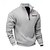 abordables Sudaderas Básicas_-Hombre Sudadera Sudadera con un cuarto de cremallera Albaricoque Negro Blanco Vino Rojo Media cremallera Plano Deporte Diario Festivos Poliéster Ropa de calle Básico Casual Primavera Otoño Ropa