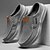 cheap Men&#039;s Clogs &amp; Mules-Men&#039;s Khaki Slip-On Canvas Loafers with Elastic Gore Lightweight Flexible Sole Comfortable for Driving Casual Office and Everyday Wear