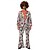 abordables Conjuntos-Retro Antiguo Años 60 Hippie Pelucas de Cosplay Pantalones Camisas Hippie Estampado Hombre Víspera de Todos los Santos Carnaval Mascarada Festival de Música Desfile del orgullo Mes del Orgullo Adulto