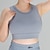 preiswerte Sport-BHs &amp; Westen-Damen Yoga-BH Panzer Pilates-BH Unterwäsche Hohe Wirkung Hohe Stützen Atmungsaktiv Bürgellos Gefüttert Einfarbig Sport Sportkleidung Schwarz Gelb Fitnessstudio Pilates Laufen