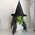 levne Halloween maska a rekvizity-Halloweenská čarodějnická maska pro dospělé, realistické strašidelné kostýmy, latexová obličejová maska, černý klobouk, zelený obličej, strašidelná halloweenská čarodějnická pokrývka hlavy na párty a