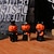 billige Halloween hengende og borddekorasjoner-3 stk/sett halloween mini gresskar djevel gentleman harpiksfigursett, skummel hjemmefest borddekor, harpiks håndverkspynt