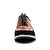 abordables Semi-formel-Baskets marron en similicuir et mesh pour homme – Chaussures confortables à lacets pour les trajets quotidiens, les sorties décontractées au bureau et le week-end