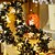 cheap Halloween Indoor-1 Pc 10M 100 LED Halloween String  Lifhts Pumpkin Ghost Spider Bat Light String Color Ribbon Caterpillar Color Strip Decorative Light String Festival Atmosphere Decorative Light AAA Battery Box