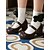 abordables Années 1950-Chaussures Mary Jane blanches à talons carrés pour femmes des années 1950 – Escarpins vintage à bout rond en similicuir avec bride à nœud pour les goûters, les tenues lolita et les costumes rétro
