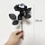 cheap Halloween Wreaths &amp; Floral Decorations-10 Bundles Halloween Eyeball Artificial Roses, Black Rose Stems with Eyeballs, Multicolor Halloween Floral Stems for Spooky Party Table Decor