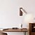 abordables Appliques murales d&#039;intérieur-Applique murale LED rotative, lampe de chevet, lampe de lecture murale nordique en pierre naturelle, éclairage mural avec interrupteur, luminaire rustique en bois pour salon, restaurant, loft, cuisine