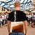 billiga T-shirts-Oktoberfest Öl T-shirt Lederhosen T-shirt Match Bayersk München Tyska Grafisk Till Herr Vuxna Karnival Oktoberfest öl 3D-utskrift Fest