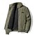 voordelige Fleece &amp; 3-in-1 Jassen-Voor heren Windjack Wandeljack Fleecejack voor wandelen Winter Buitenshuis Warmte-isolerend Winddicht Fleece jacks Zwart Leger Groen Khaki Grijs