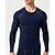 baratos Camisetas e Regatas de Corrida-Homens Bloco de cor Côr Camuflagem Top de corrida Camiseta de Corrida Outono Patchwork Manga Longa Rua Roupa Esportiva Secagem Rápida Leve Respirável Tênis Golfe Corrida Vermelho Preto Azul Marinho