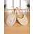 preiswerte Ballettschuhe-Beige Ballettschuhe aus Canvas für Damen – professionelle Tanzschuhe mit elastischen Riemen für Balletttraining und Studioauftritte