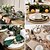 abordables Ustensiles et gadgets de cuisine-Ensemble de 5 sets de table ronds en rotin, sets de table en nénuphar tissés à la main naturels de 13 pouces pour table à manger, sets de table de style rustique pour la décoration de la maison et du
