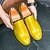 cheap Men&#039;s Slip-ons &amp; Loafers-Men&#039;s Shiny Gold Metallic Slip-On Loafers – Fashionable Faux Leather Dress Shoes for Parties, Wedding Receptions, Stage Performances, Prom Nights and Nightclub Events
