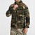 billige Fleece og 3 i 1 jakker-Herre Trekking-jakke Vinterfrakke Fleecejakke til trekking Vinter udendørs Termisk Vindtæt Vinter fleecejakke Grøn Grøn / Gul