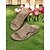 baratos Sandálias Confortáveis-sandálias femininas rústicas peep-toe com acabamento em rebites, chinelos vintage confortáveis para caminhadas no jardim, uso casual em casa e passeios descontraídos