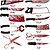 abordables Halloween Cocina-Juego de decoración de huellas de sangre de Halloween que incluye adhesivos para ventanas, pancarta de cuchillo de sangre y mantel de PVC, perfecto para Halloween, casas embrujadas y decoración de