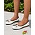 baratos Sapatilhas de mulher-sapatilhas femininas com laço – sapatos casuais de bico redondo para caminhadas diárias, piqueniques e compras de fim de semana