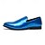 cheap Men&#039;s Slip-ons &amp; Loafers-Men&#039;s Shiny Gold Metallic Slip-On Loafers – Fashionable Faux Leather Dress Shoes for Parties, Wedding Receptions, Stage Performances, Prom Nights and Nightclub Events