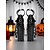 abordables Para mujeres-Tacones altos de plataforma góticos para mujer de los años 80: Mary Janes gruesas de charol negro con detalles de púas y hebillas para Halloween, fiestas y salidas nocturnas.
