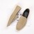 billiga Slip-ons och loafers till herrar-Ljusblå slip-on loafers för män – platta skor i andningsbar mockaimitation med vadderad sula för vårkläder, dagliga pendlingar och avslappnade stadspromenader