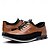 abordables Semi-formel-Baskets marron en similicuir et mesh pour homme – Chaussures confortables à lacets pour les trajets quotidiens, les sorties décontractées au bureau et le week-end