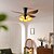 cheap Ceiling Fan Lights-Nordic Retro Smart Ceiling Fan Light, Living/Bedroom/Dining Multi-Use