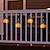 ieftine Lumini de peisaj-felinare solare lumini exterioare modernizate, metalice, impermeabile, cu flacără pâlpâitoare, lămpi solare suspendate pentru exterior, felinare solare decorative alimentate cu energie solară pentru