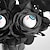cheap Halloween Wreaths &amp; Floral Decorations-10 Bundles Halloween Eyeball Artificial Roses, Black Rose Stems with Eyeballs, Multicolor Halloween Floral Stems for Spooky Party Table Decor