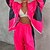 abordables Chándales-Mujer Tracksuit Sudadera Ropa Deportiva Otoño Manga Larga Mantiene abrigado Resistente al Viento Suave Gimnasio Rutina de ejercicio Deportes Ropa de deporte Ropa de Deporte Bloque de color amarillo