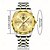 baratos Relógios Quartz-Relógio masculino moderno de quartzo com mostrador digital em losango, calendário duplo, luminoso, à prova d&#039;água, com tira de aço, decoração com strass, relógio empresarial, presente preferido