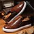 billige Herresneakers-Slip-on herresneakers med vævet mønster – stilfuld kurveflettet tekstur med hvid sål, komfortable afslappet sko til hverdag og street style