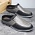 billiga Slip-ons och loafers till herrar-herrskor i blått och svart – slip-on med krokodilmönster och kontrasterande sula, moderna lättviktsskor för resor, business casual och vardagsbruk