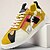 billiga Herrsneakers-herrsneakers med färgblock och patchwork – trendiga retro-sportskor med snörning för urban stil, kreativa outfits, konstfestivaler och vardagliga moderiktiga looks