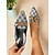 abordables Block Heels-Escarpins à bout pointu et bride arrière pour femmes avec détail de chaîne dorée, escarpins à talon bloc jacquard pour le travail, les réunions et les tenues décontractées élégantes