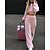 tanie dresy-Damskie Dres Spodnie dresowe Spodnie z szerokimi nogawkami Jesień Kieszeń na zamek Solidne kolory Zestawy odzież Czarny Różowy Siłownia Athleisure Bieganie Keep Warm Odporność na wiatr Długi rękaw