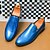 cheap Men&#039;s Slip-ons &amp; Loafers-Men&#039;s Shiny Gold Metallic Slip-On Loafers – Fashionable Faux Leather Dress Shoes for Parties, Wedding Receptions, Stage Performances, Prom Nights and Nightclub Events