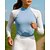 preiswerte Lauf-T-Shirts &amp; Tanktops-Damen Laufshirt Tennis Shirt Schlank Langarm T-Shirt Atmungsaktiv Schnelltrocknend Leicht Tennis Golfspiel Laufen Sportbekleidung Sportkleidung Farbblock Schwarz Rosa Blau