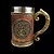 cheap Mugs &amp; Cups-Medieval Tree of Life Beer Mug Oktoberfest Gift Mug with Stainless Steel Liner, Mythical World Tree Tankard, Unique Viking Style Stein Coffee Mug