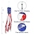 preiswerte 250. Jubiläum-4. Juli Dekorationen Amerikanischer Windsock schwer belastbar patriotische 4. Juli Außenanlage Dekor Flagge USA Windsock Sterne rot weiß blau Dekor für den Unabhängigkeitstag außen