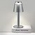 economico Lampade da tavolo-Lampada da scrivania ricaricabile interamente in alluminio con oscuramento infinito a tre colori per ristoranti interni ed esterni, campeggio, illuminazione da comodino, oscuramento tattile, ricarica