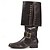 abordables Chaussures-Médiéval Renaissance Chaussures Bottes Bottes hauteur genou Pirate Viking Croisé Déguisement Homme Unisexe Celtique Pirate Halloween Mascarade Soirée &amp; Fête LARP Foire de la Renaissance Adulte