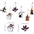 abordables Figuritas y adornos-Kit de decoración para fiesta de Halloween, pancartas colgantes para cumpleaños y fiestas escolares, banderas triangulares y bolas de panal para decoración festiva del hogar y el aula.