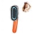 abordables Peignes et brosses à cheveux-Cadeaux de la Saint-Valentin pour les femmes Massage capillaire à lumière LED bleu rouge Brosse à masser le cuir chevelu Peigne de massage EMS Microcourant Peigne à cheveux ion négatif